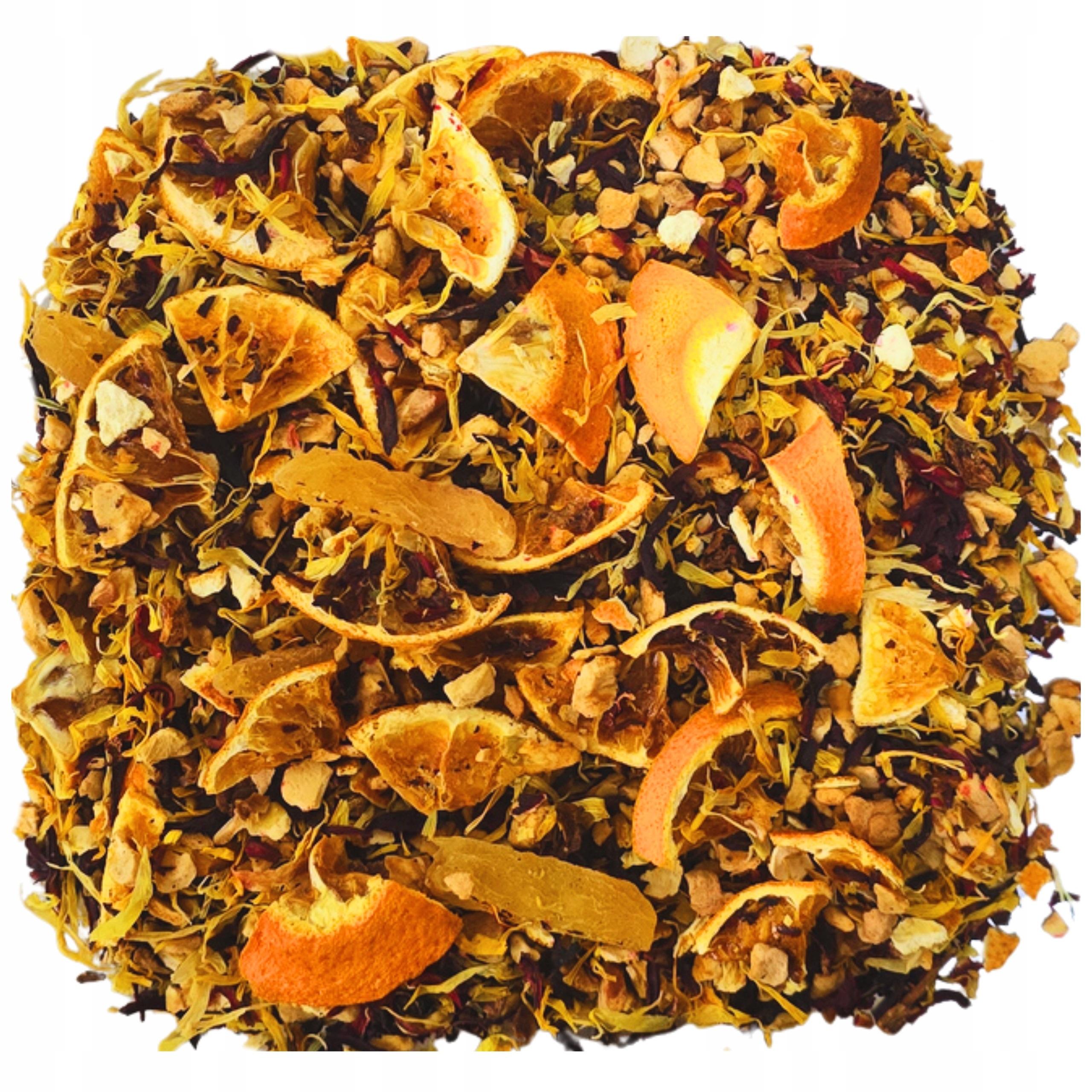 złota klementynka herbata owocowa jabłko pomarańcza morela mapo tea 50g złota klementynka herbata owocowa jabłko pomarańcza morela mapo tea 50g