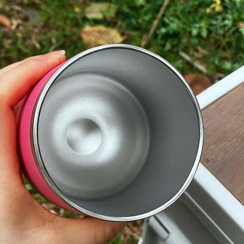 stalowy termos mini różowy rosegold kubek podróżny termiczny do yerby, herbaty 355ml stalowy termos mini różowy rosegold kubek podróżny termiczny do yerby, herbaty 355ml
