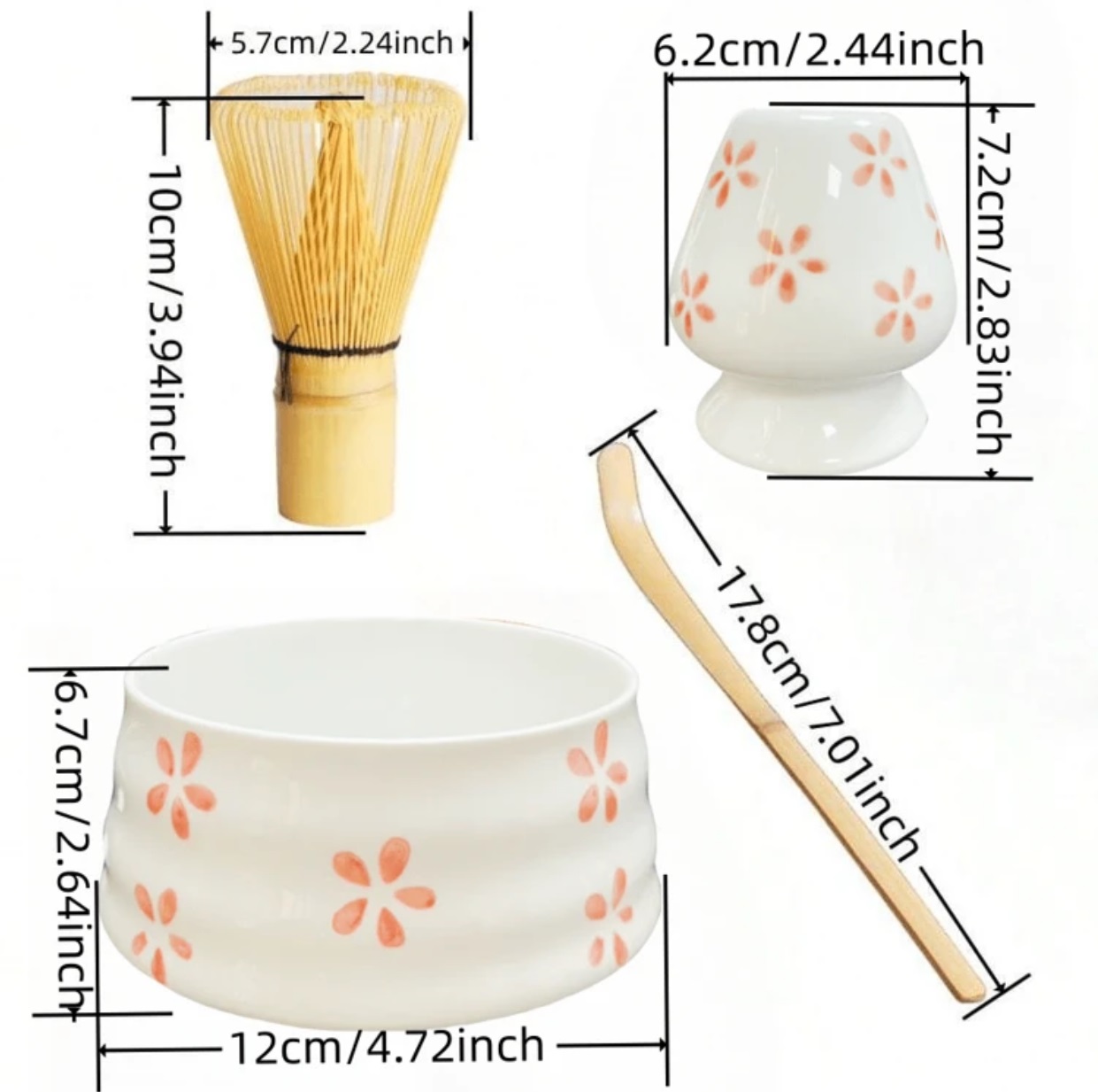 zestaw japoński do herbaty matcha 4w1 zestaw japoński do herbaty matcha 4w1
