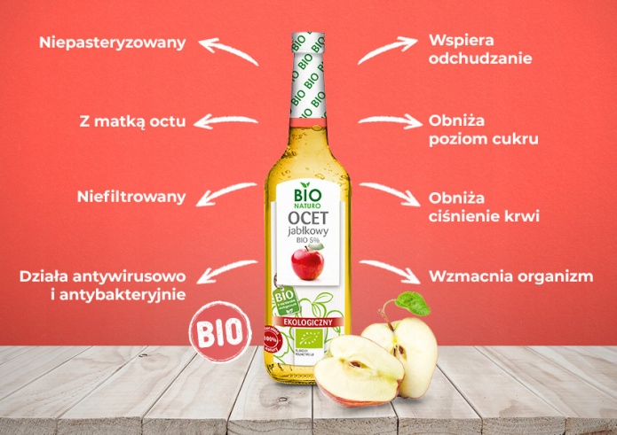ocet jabłkowy niepasteryzowany Żywy ekologiczny z matką bio bionaturo 0,7l ocet jabłkowy niepasteryzowany Żywy ekologiczny z matką bio bionaturo 0,7l