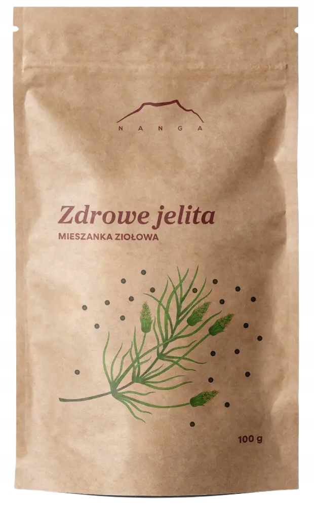 mieszanka ziołowa zdrowe jelita prebiotyk sytość regulacja nanga 100g