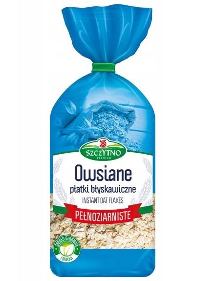 platki pelnoziarniste owsiane 400g szczytno premium