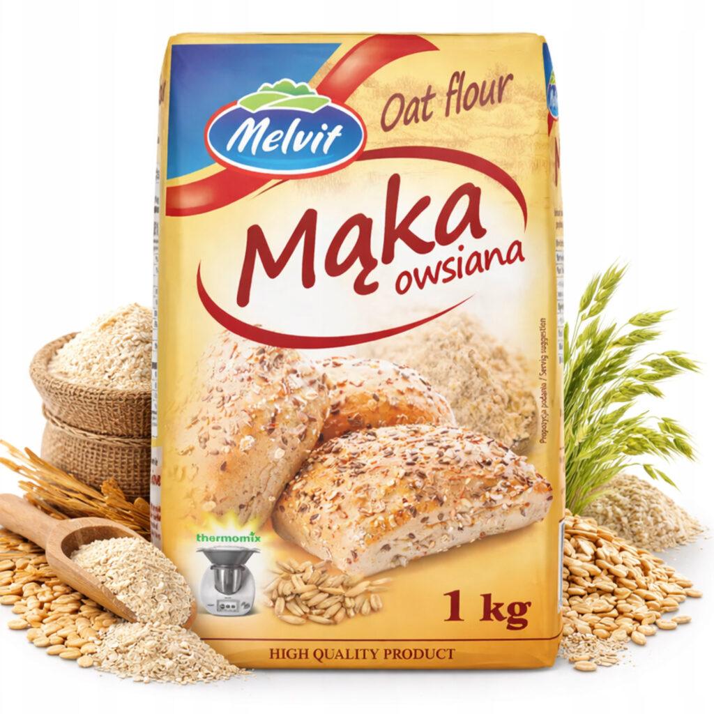maka owsiana melvit 1kg 1000g z polskiego pochodzenia