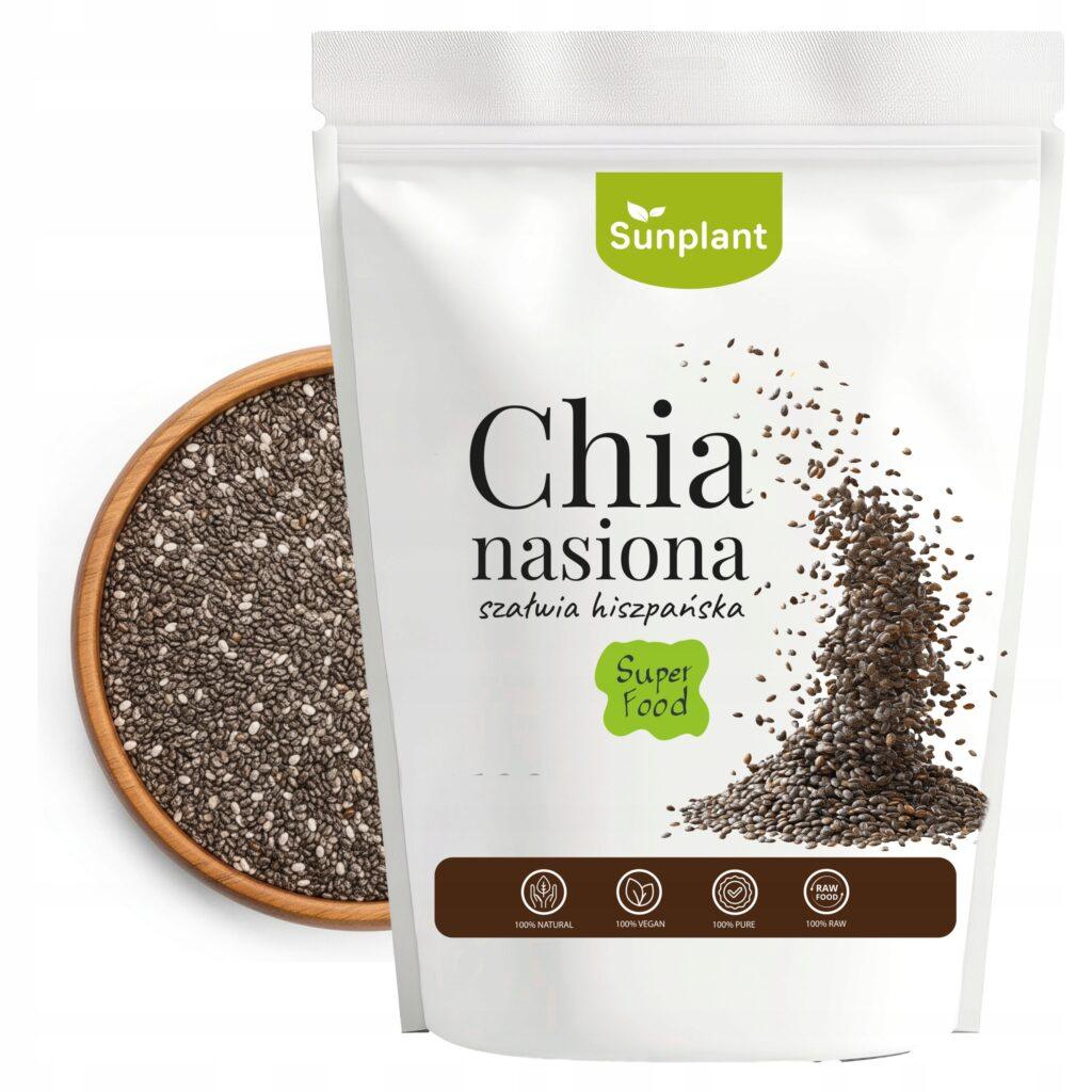 nasiona chia 200g naturalna szalwia hiszpanska swieza wysoka jakosc premium