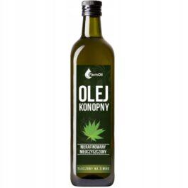 olej konopny 100 ml tlocozny na zimno nierafinowany naturalny stan opakowania oryginalne