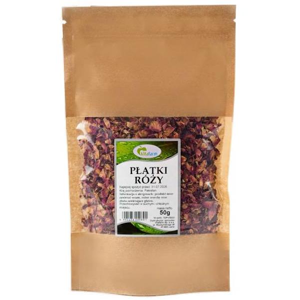 platki rozy 50 g naturalne suszone platki kwiatow