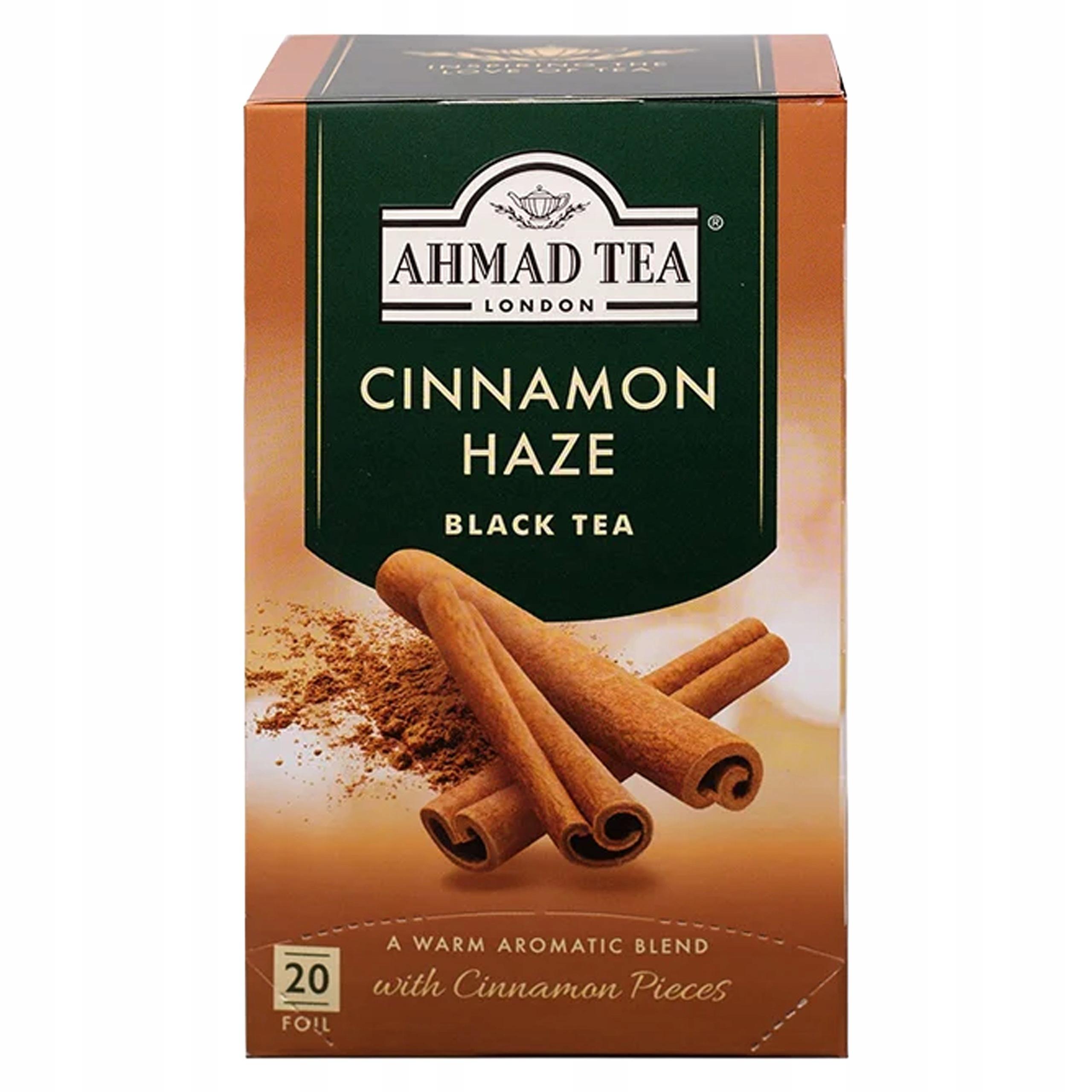 herbata ahmad tea cinnamon haze czarna o smaku cynamonu 20 kopert herbata ahmad tea cinnamon haze czarna o smaku cynamonu 20 kopert